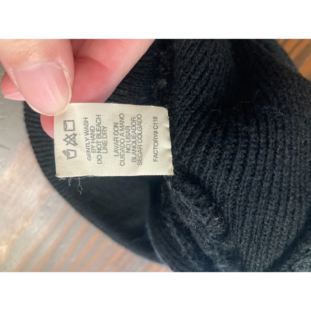 Adidas McMillanelite XC‎ Black Beanie Hat Climawarm One Size White - Picture 6 of 7